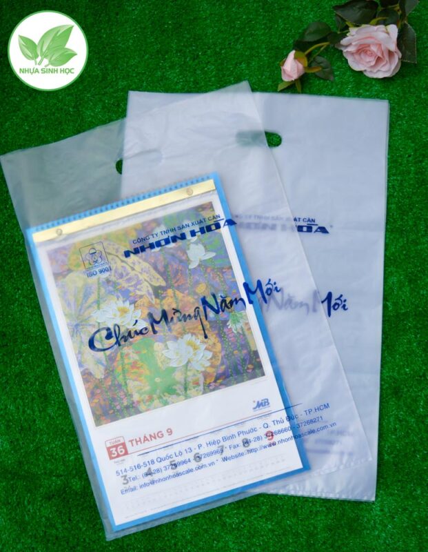 túi pe hột xoài đựng lịch tết